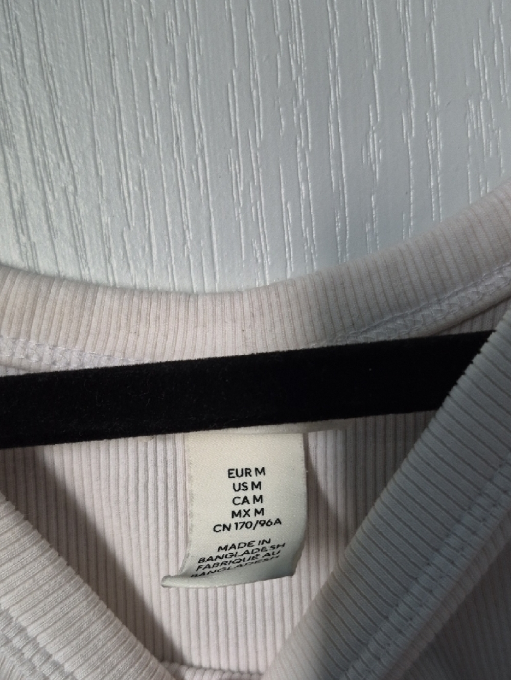 H&M White Ribbed Tank Top - Picture 4 of 4